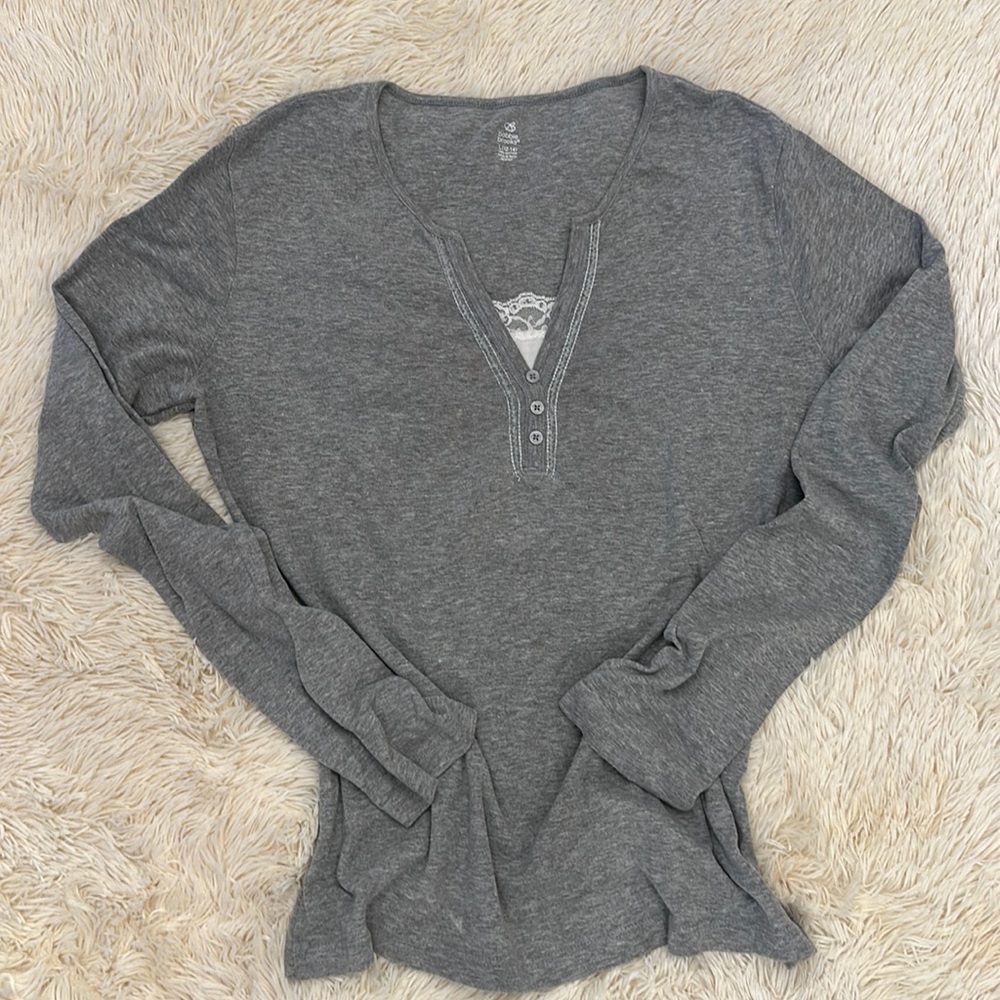 BOBBIE BROOKS Grey long sleeve top
